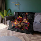 Witches Need Playtime Too | Nectar Napkins Fun-Flirty Lovers’ Crushed Velvet Blankets