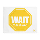 Wait to Cum Sign | Mix & Match Playful Fun-Flirty Lovers’ Toy Mats