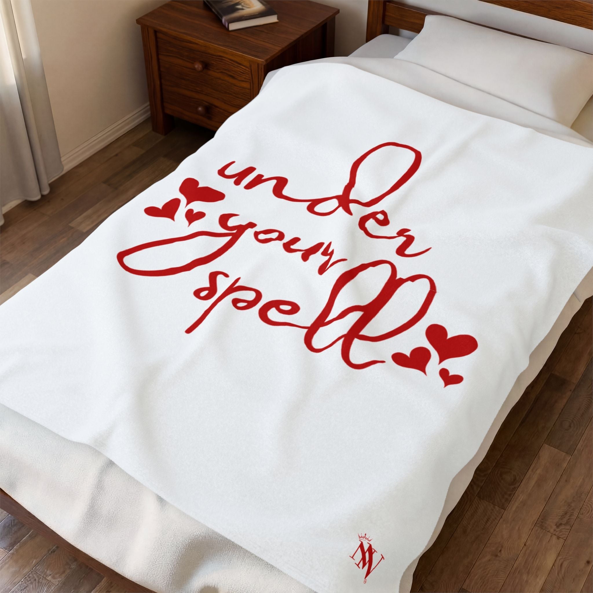 Under Your Spell Hearts Blanket