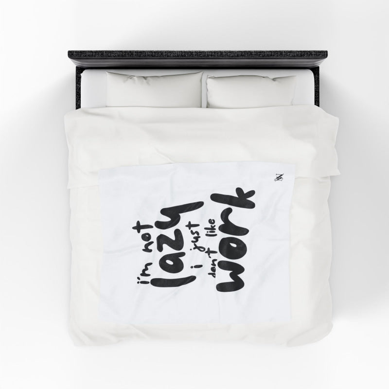 I’m Not Lazy | Mix & Match Soft Fun-Flirty Lovers’ Blankets