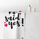 He Said Yes! | Mix & Match XL Fun-Flirty Lovers’ Towels