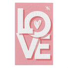 Block Letter Love Heart Sex Towel