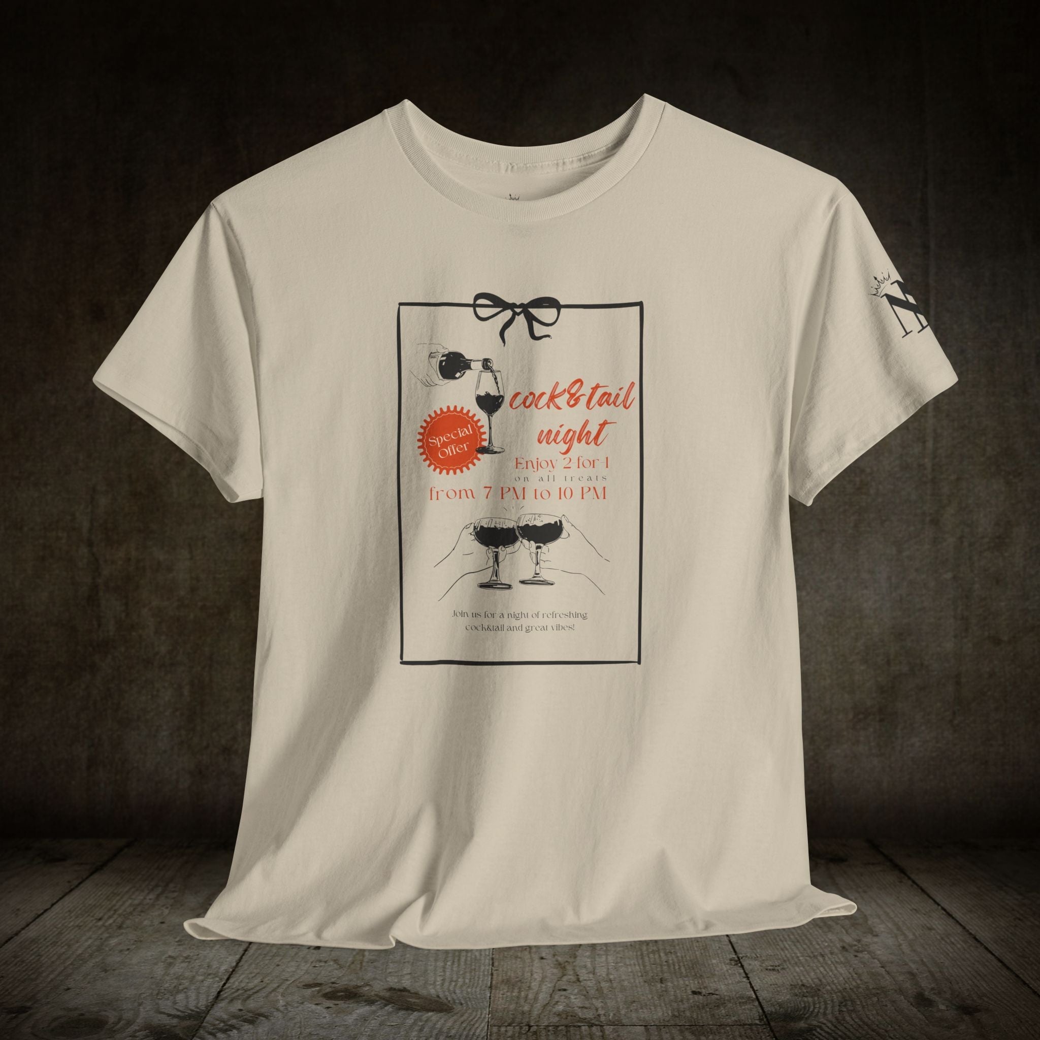 Cock & Tail Night | Mix & Match Cotton Unisex Fun-Flirty Lovers’ T-Shirts