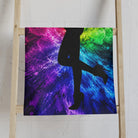 Sexy Lady Standing Silhouette Rainbow | Nectar Napkins Classic Fun-Flirty Lovers’ Colored Towels