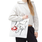 Don’t Stop with a Kiss Tote Bag