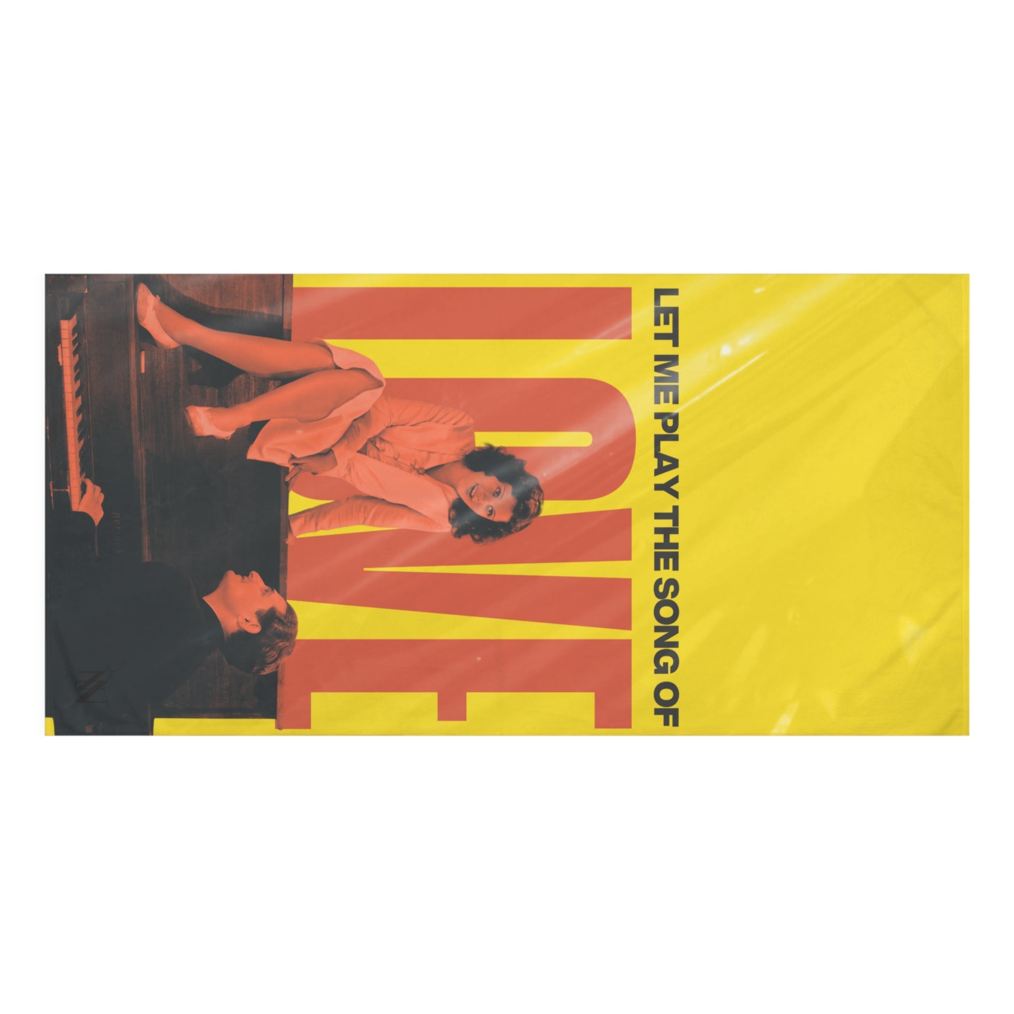 Let Me Play the Song of Love | Mix & Match XL Fun-Flirty Lovers’ Towels