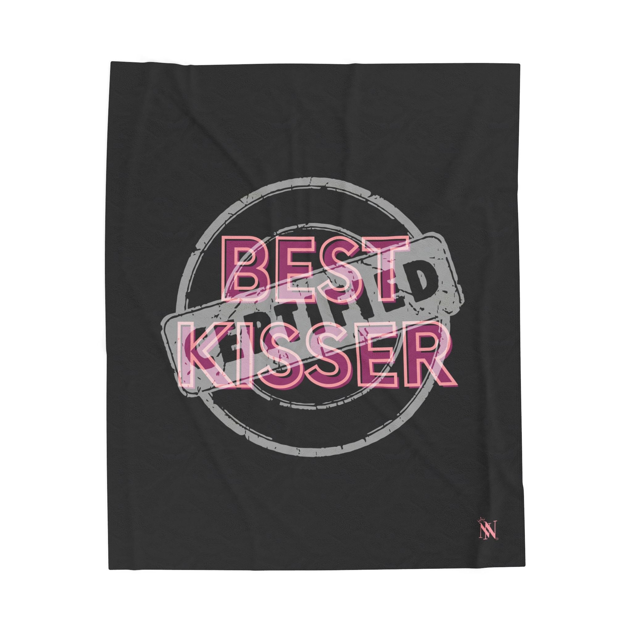 Certified: Best Kisser | Mix & Match Velveteen Fun-Flirty Lovers’ Blankets