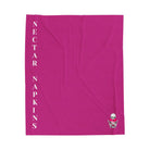 Nectar Napkins Brand Fuscia Pink Love Blanket