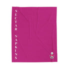 Nectar Napkins Brand Fuscia Pink Love Blanket