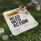 Turning Head into Action Travel-Friendly Water-Resistant Sex Blanket
