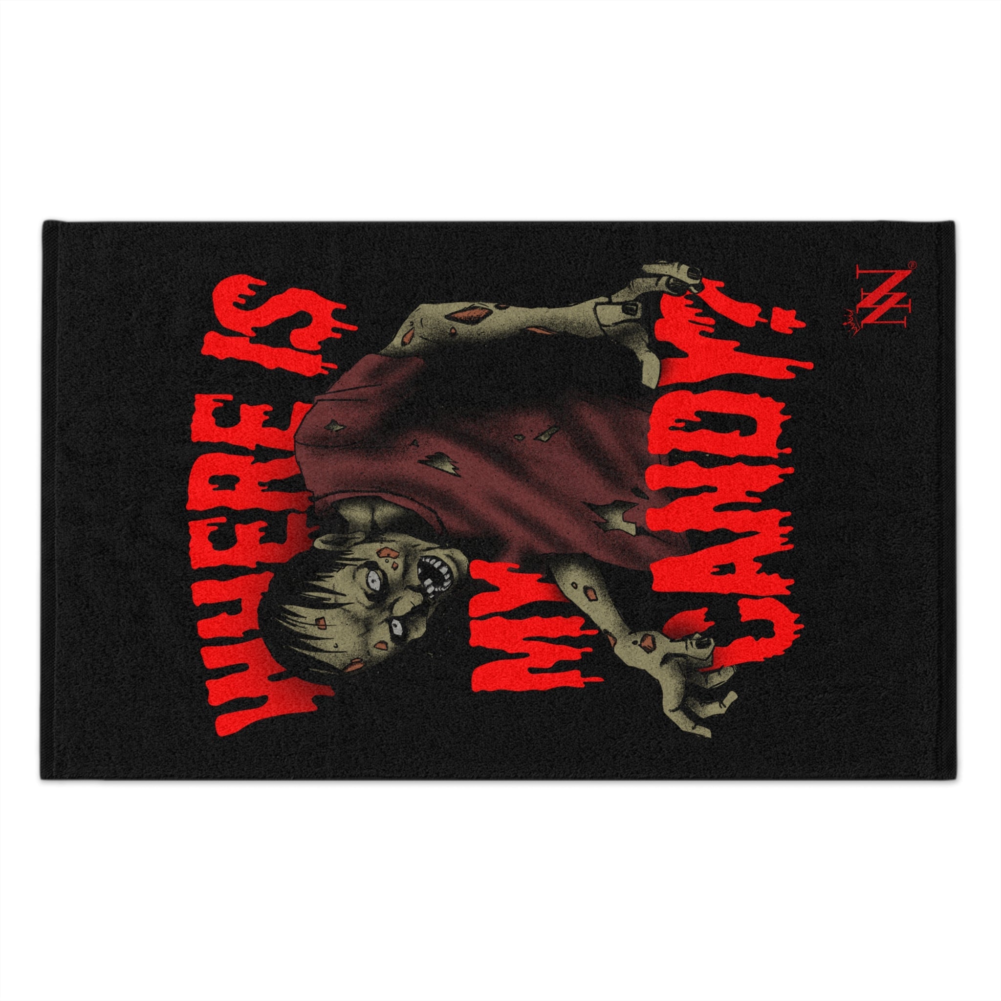 Where is My Candy? Zombie | Mix & Match Soft Fun-Flirty Lovers’ Towels