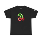 Neon Cherries | Mix & Match 100% Cotton Unisex Fun-Flirty Lovers’ Tees