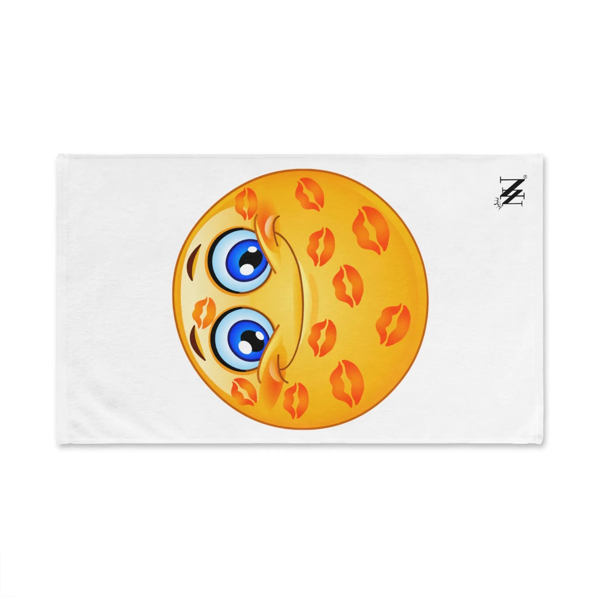 Kisses All Over Emoji Cum Towel
