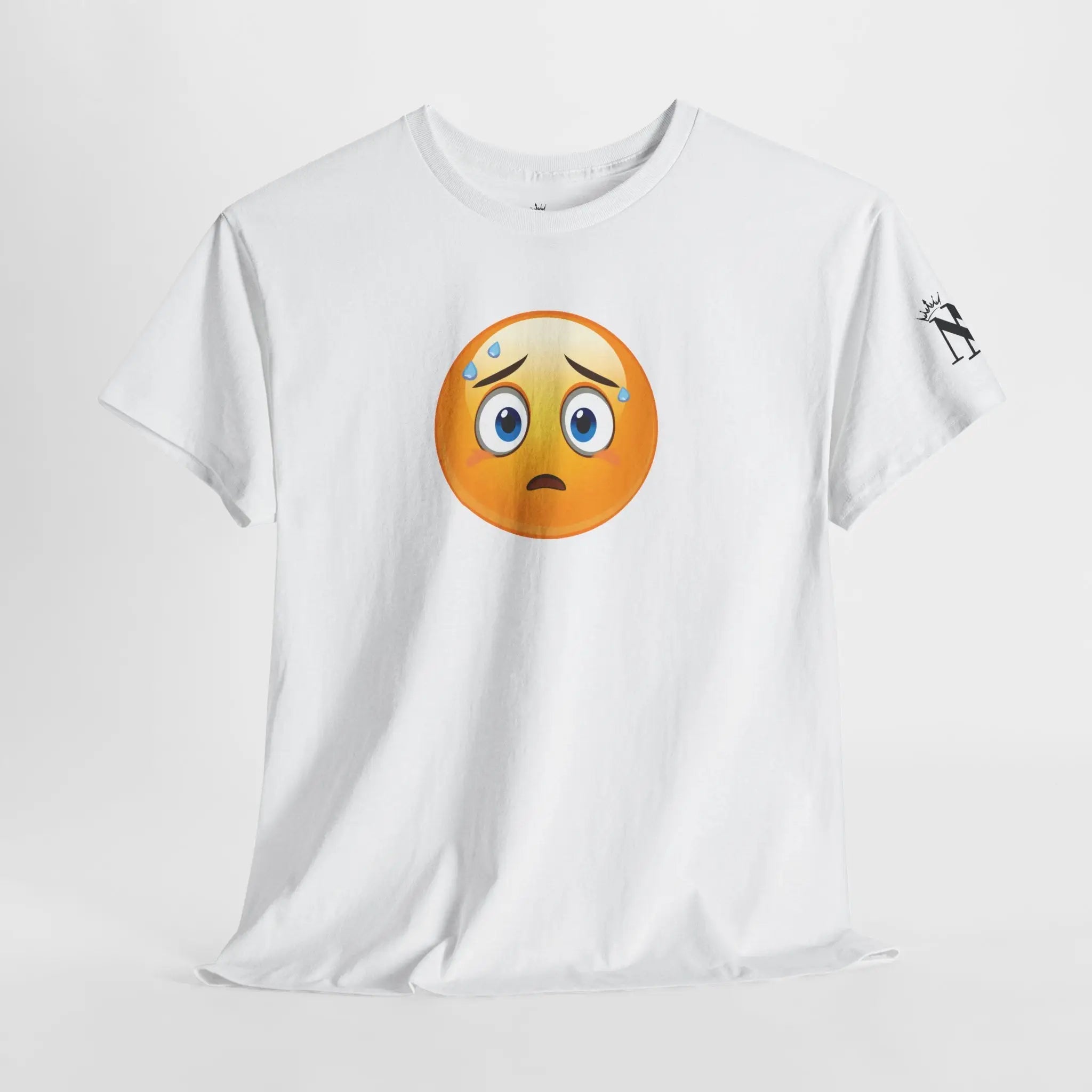 Sweating It Emoji T-Shirt