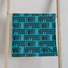 What Happened? Patterned Teal | Nectar Napkins Classic Fun-Flirty Lovers’ Towels