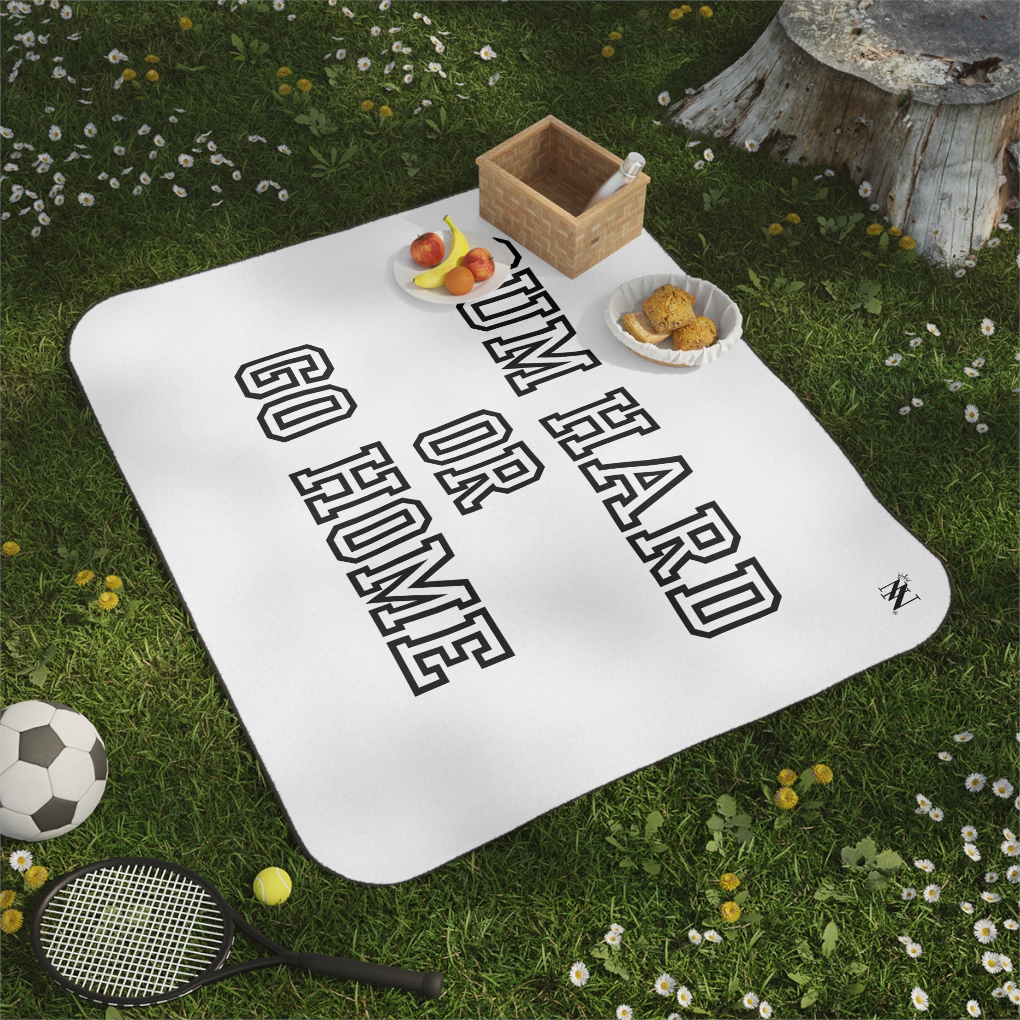 Cum Hard Go Home | Mix Match Fun-Flirty Lovers’ Water-Resistant Blankets