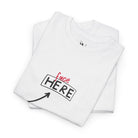 Face Here | Mix & Match 100% Cotton Unisex Fun-Flirty Lovers’ Tees