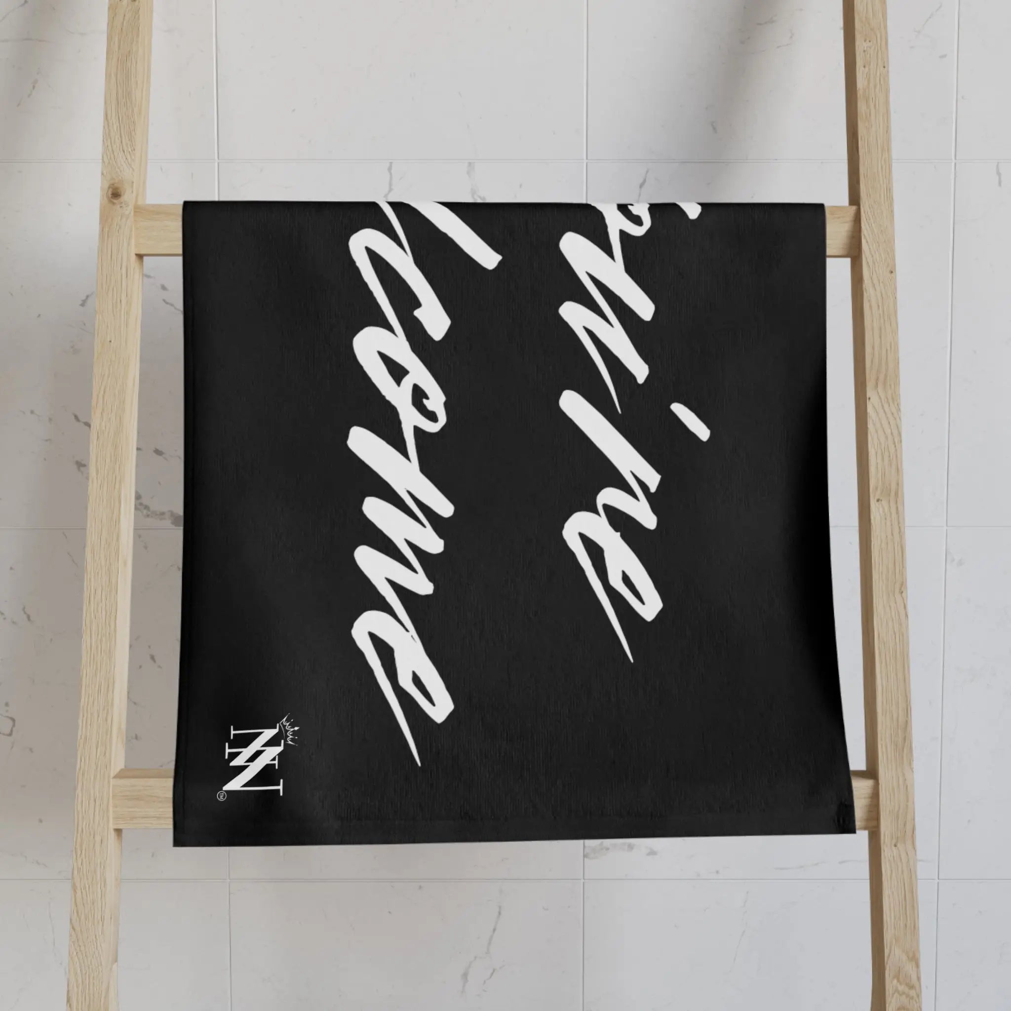 Simply You’re Welcome Black Cum Towel