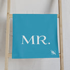 Mr Mrs Shareable Turquoise | Mix & Match Classic Fun-Flirty Lovers’ Towels