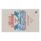 Hello Sunshine Bye Worries | Mix & Match Soft Fun-Flirty Lovers’ Towels