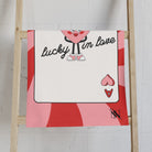 Lucky in Love Card | Mix & Match Classic Fun-Flirty Lovers’ Towels