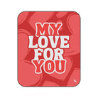 My Love for You Heart Pattern | Mix Match Fun-Flirty Lovers’ Water-Resistant Blankets