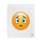 Sweating It Emoji Blanket