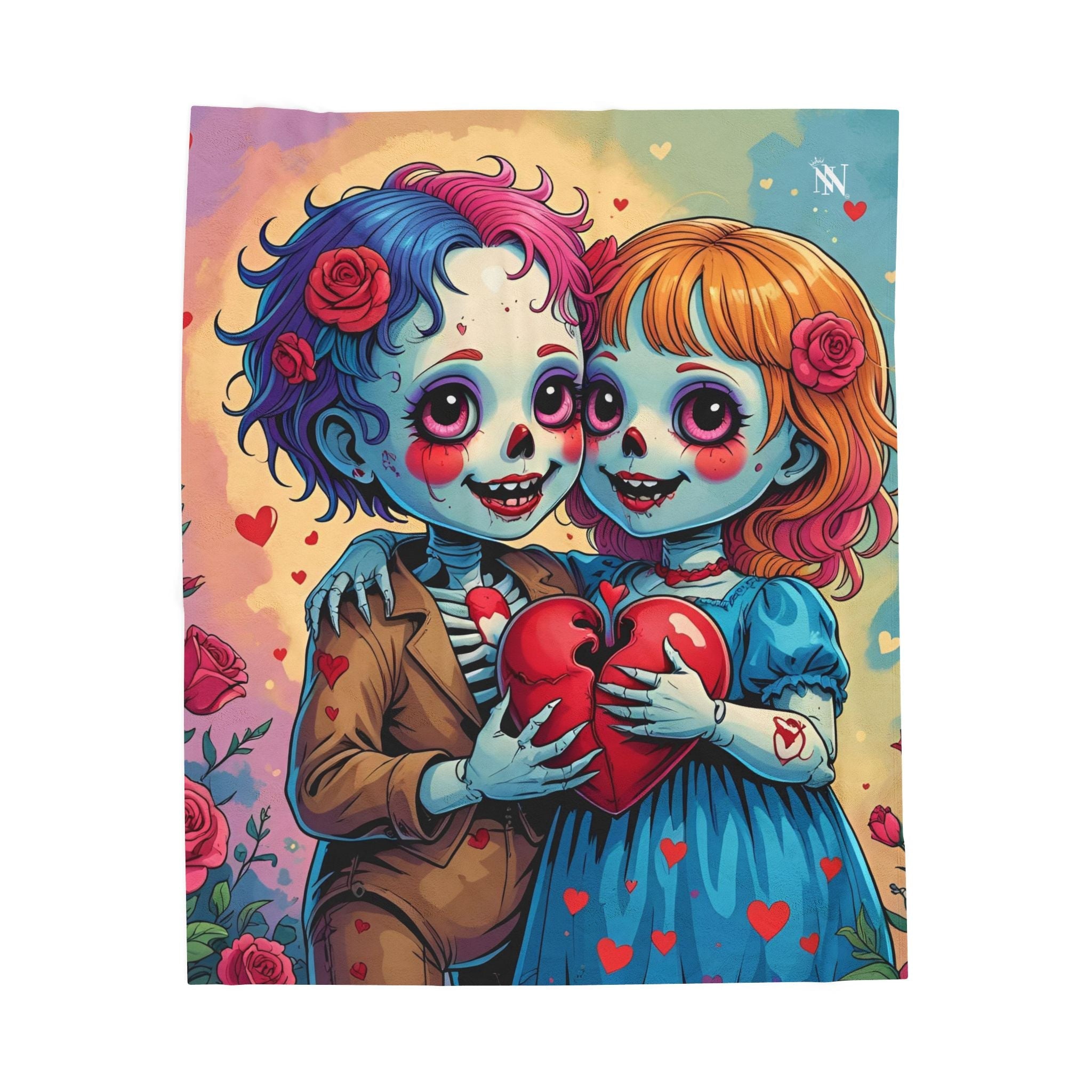 Dead Dolls in Love | Mix & Match Soft Fun-Flirty Lovers’ Blankets