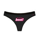 You Are the Best! | Mix & Match Women’s Fun-Flirty Lovers’ Thongs