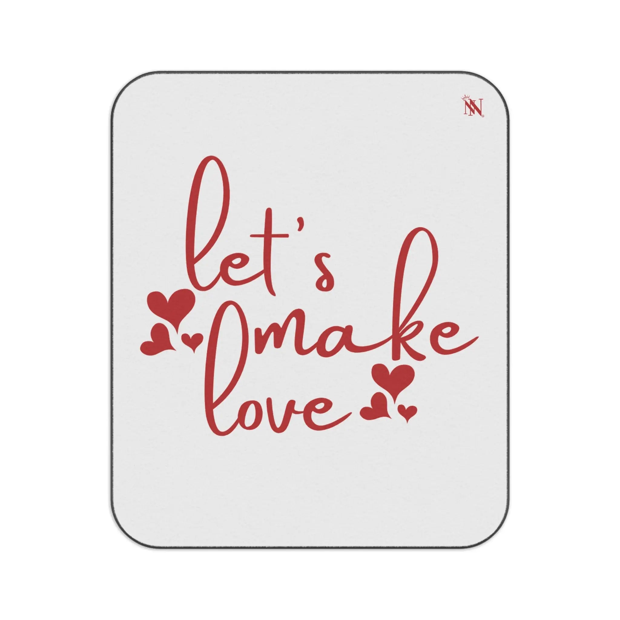 Let’s Make Love Hearts Sex Blanket
