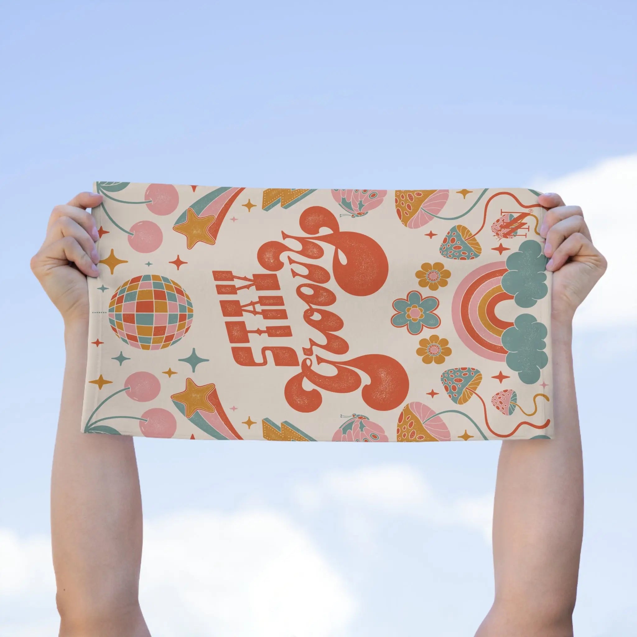 Stay Groovy Vintage Boho | Mix & Match Soft Fun-Flirty Lovers’ Towels