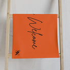 You’re Welcome Orange | Mix & Match Classic Fun-Flirty Lovers’ Towels