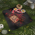 Love Bites Moon Bats Water-Resistant Sex Blanket