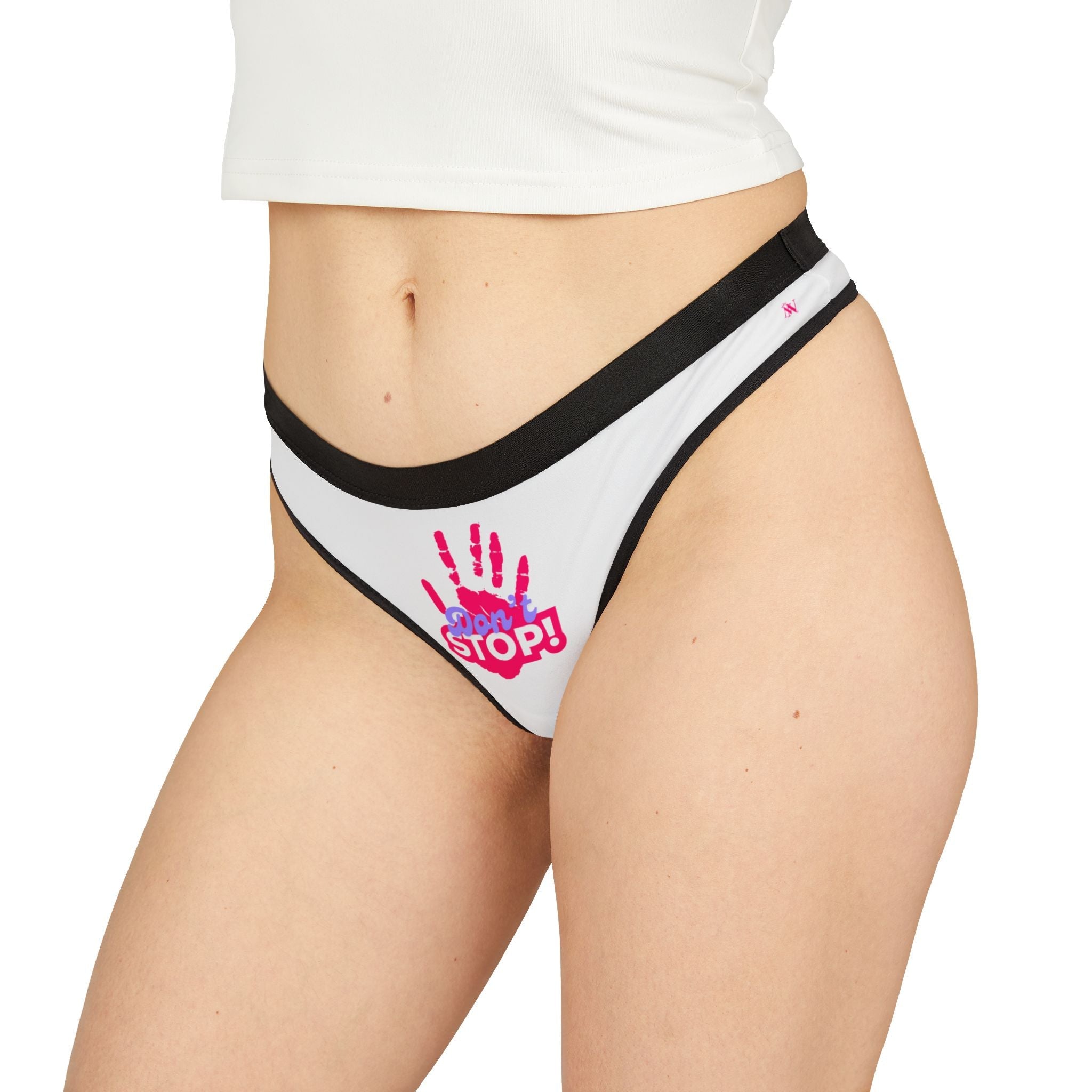 Don’t Stop! Handprint | Mix & Match Women’s Fun-Flirty Lovers’ Thongs