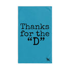 Thanks for the ’D’ Turquoise | Mix & Match Classic Fun-Flirty Lovers’ Towels