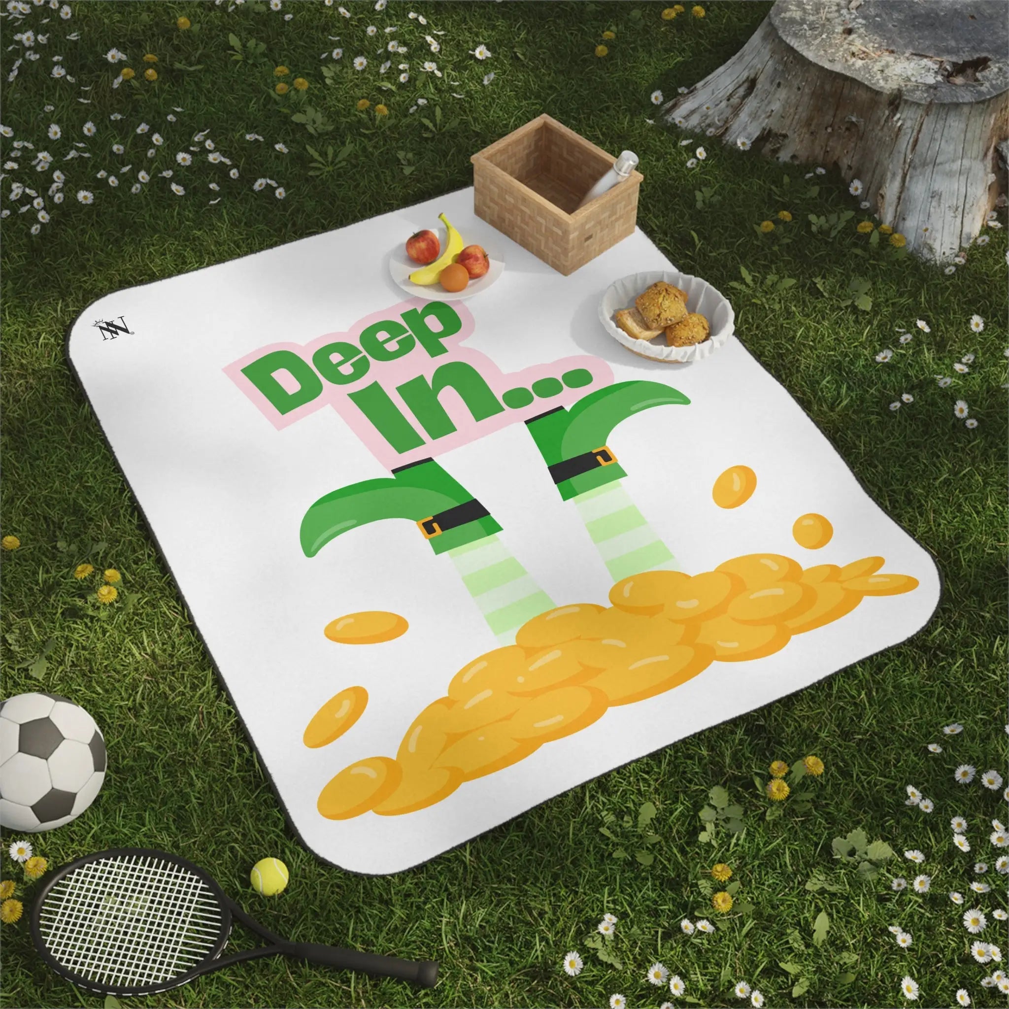 Deep in Irish Gold | Mix Match Fun-Flirty Lovers’ Water-Resistant Blankets
