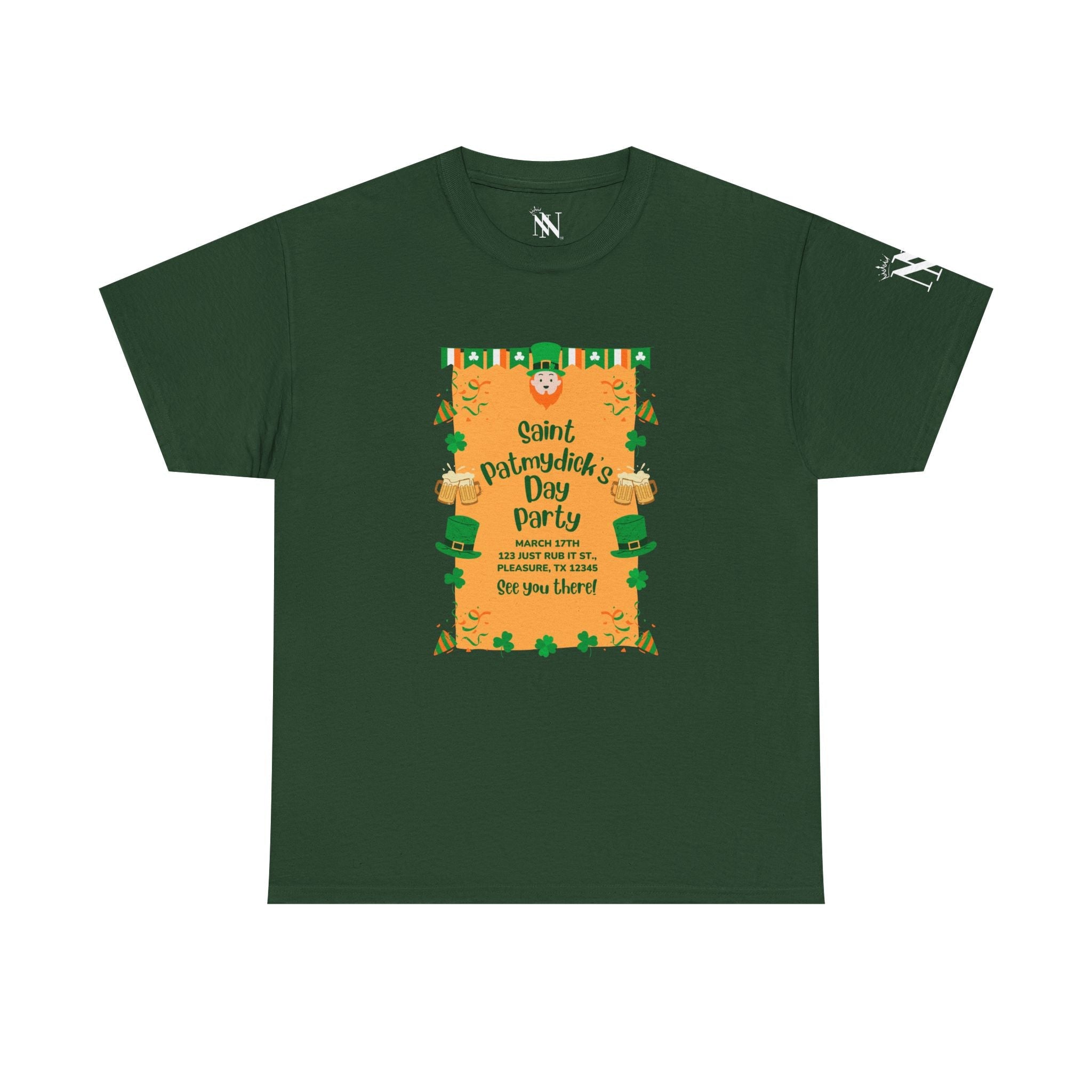 Saint PatMYDICK’s Day Party | Mix & Match 100% Cotton Unisex Fun-Flirty Lovers’ Tees