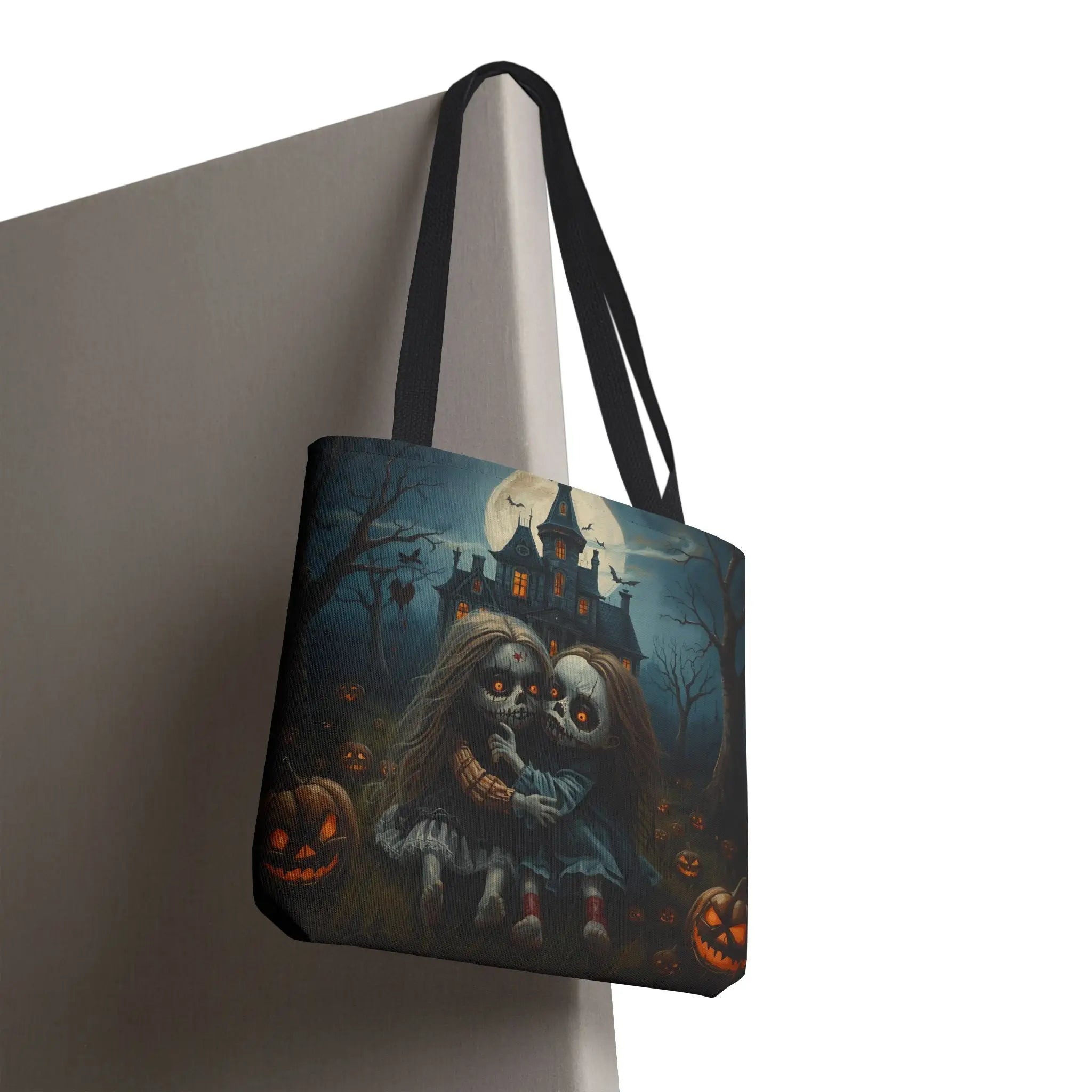 Scary Halloween Pumpkin Girls | Mix & Match Fun-Flirty Lovers’ Totes