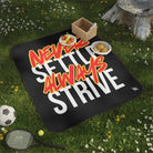 Never Settle Always Strive | Mix Match Fun-Flirty Lovers’ Water-Resistant Blankets