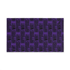What Happened? Patterned Purple Cum Towel