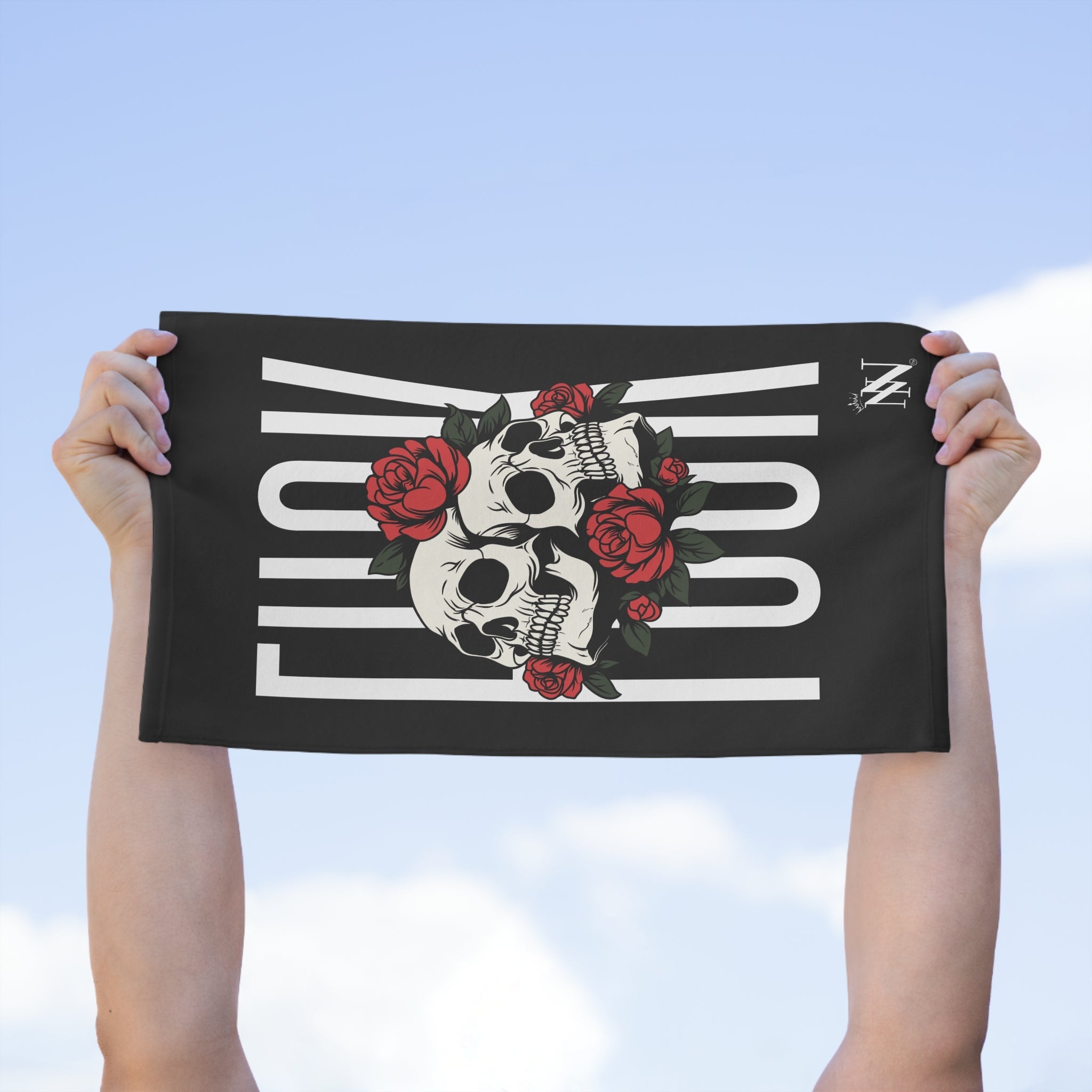Roses Skulls & Fuck | Mix & Match Soft Fun-Flirty Lovers’ Towels
