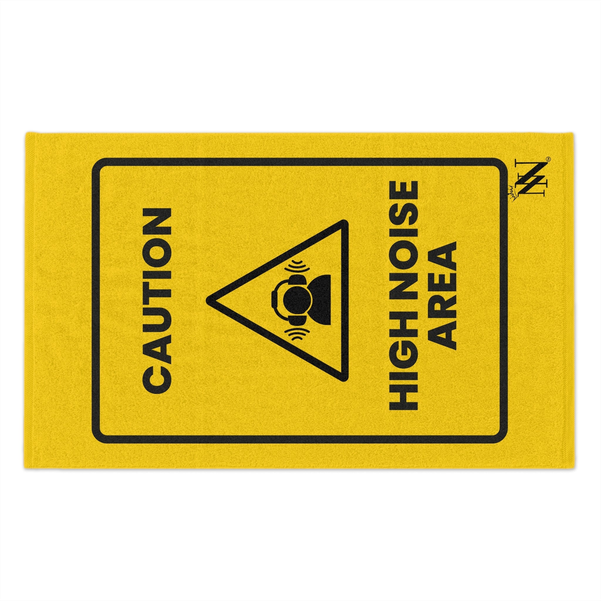 Caution High Noise Area | Mix & Match Soft Fun-Flirty Lovers’ Towels