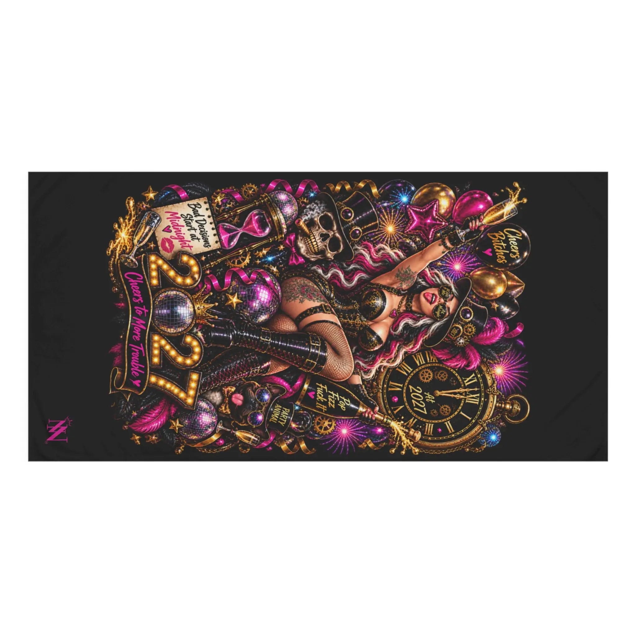 New Year’s Eve Fantasy | Nectar Napkins Lils’ Fun-Flirty Lovers’ Towels