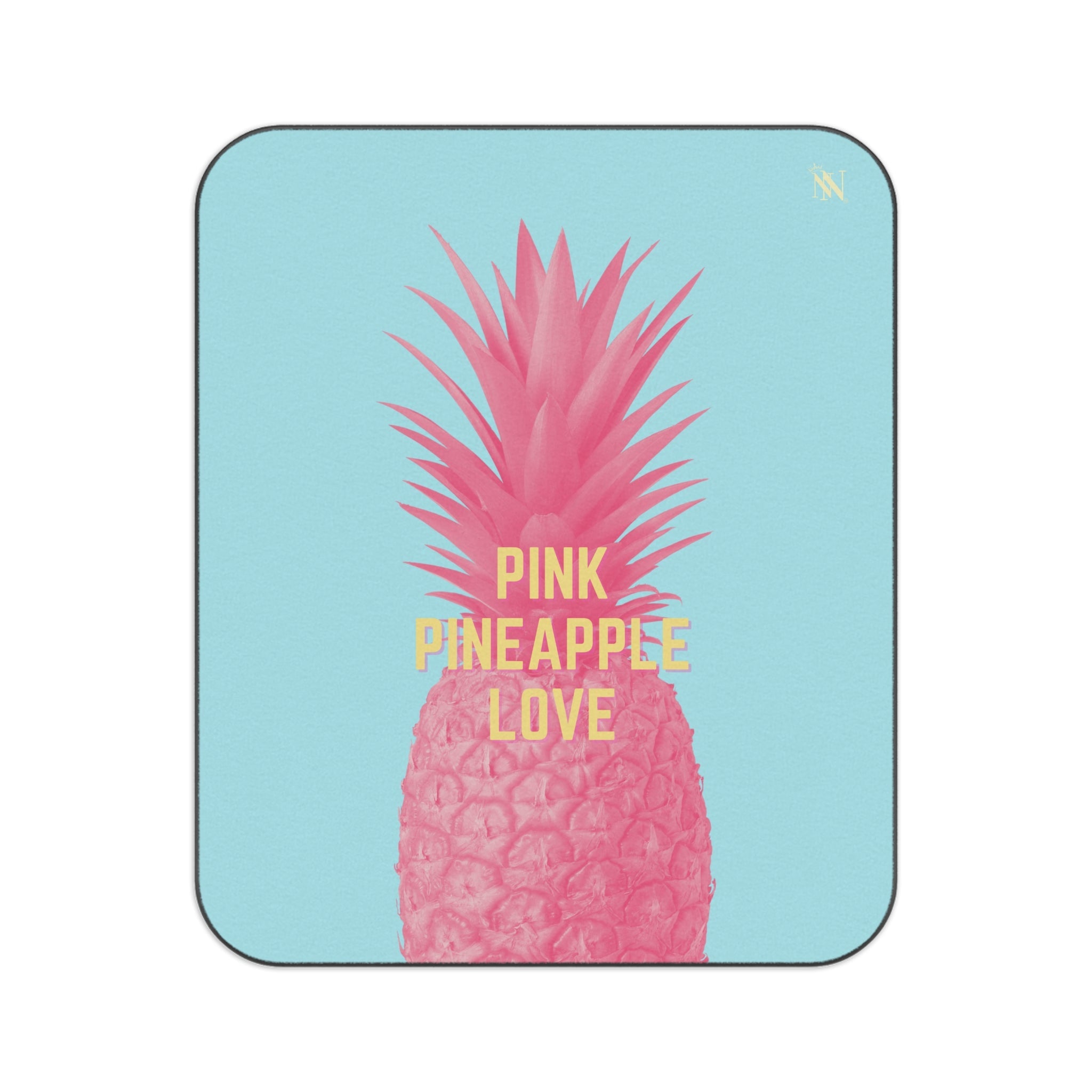 Pink Pineapple Love | Mix Match Fun-Flirty Lovers’ Water-Resistant Blankets