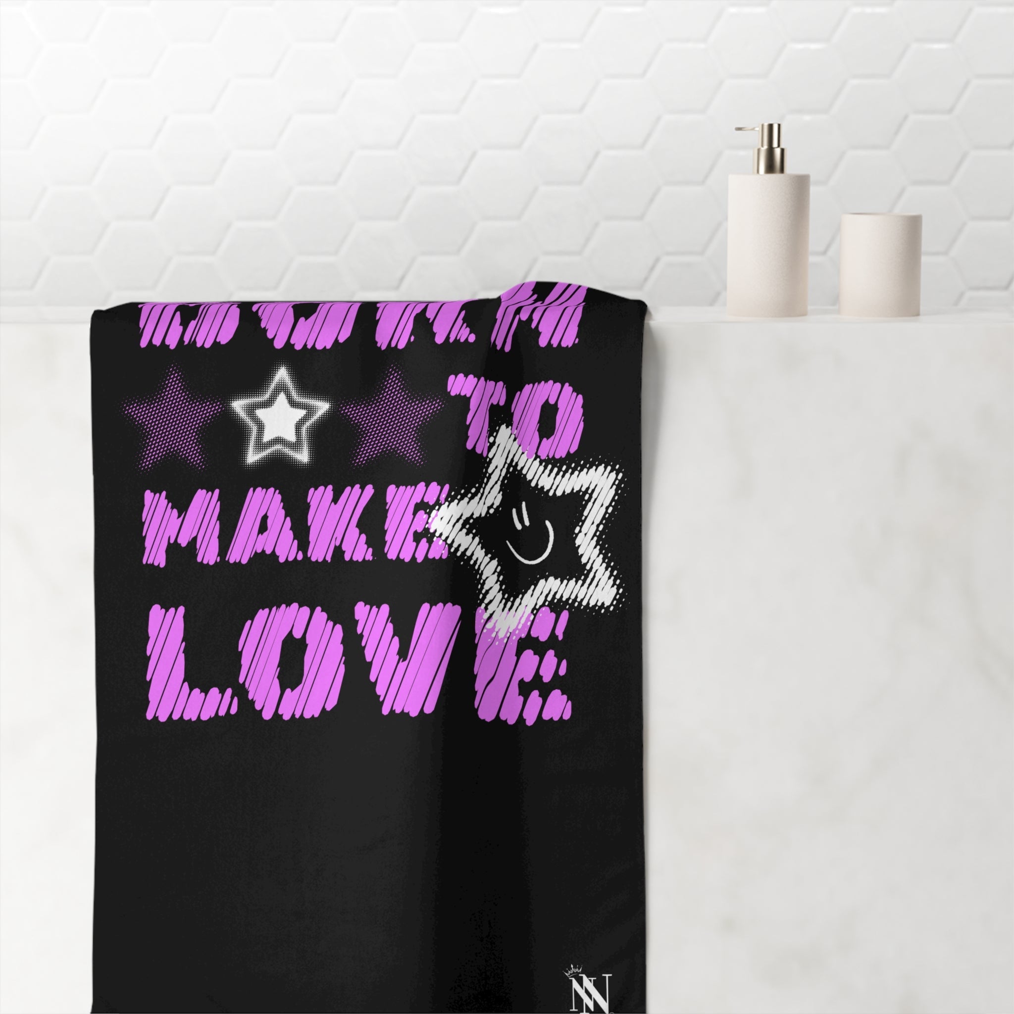 Born to Make Love | Mix & Match XL Fun-Flirty Lovers’ Towels