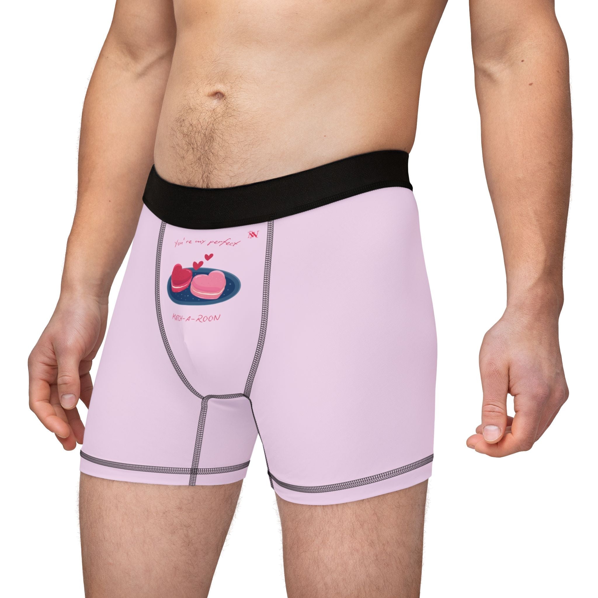 You’re My Perfect Match-A-Roon | Mix & Match Men’s Fun-Flirty Lovers’ Boxer Briefs
