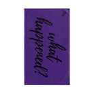What Happened? Purple Cum Towel