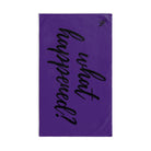 What Happened? Purple | Mix & Match Classic Fun-Flirty Lovers’ Towels