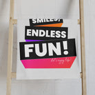 Pure Joy Big Smiles Endless Fun! Cum Towel