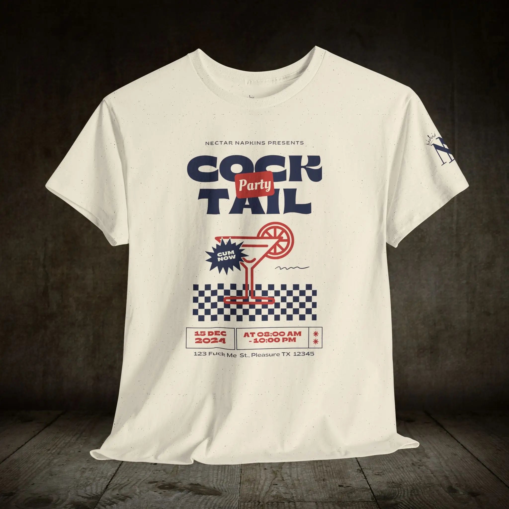 Cocktail Party | Mix & Match 100% Cotton Unisex Fun-Flirty Lovers’ Tees